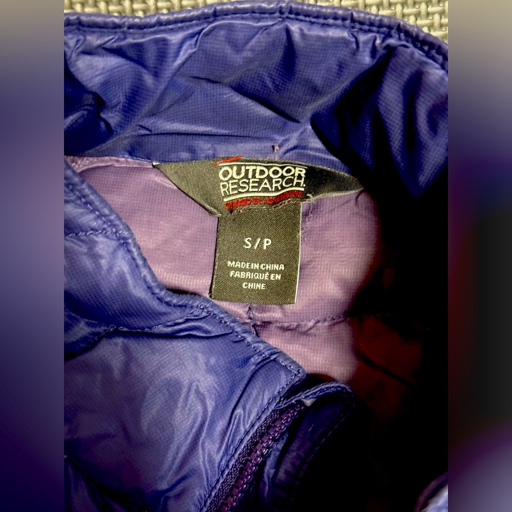 Outdoor Research down vest